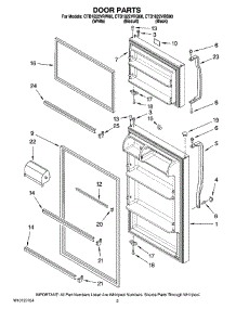 02 - Door Parts parts for Maytag Refrigerator CTB1822VRQ00 from AppliancePartsPros.com