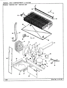 05 - Unit Compartment & System parts for Magic Chef Refrigerator RB21KN4AF / BG75C from AppliancePartsPros.com