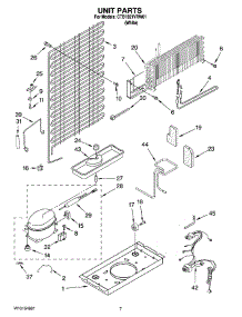 04 - Unit Parts parts for Maytag Refrigerator CTB1821VRW01 from AppliancePartsPros.com