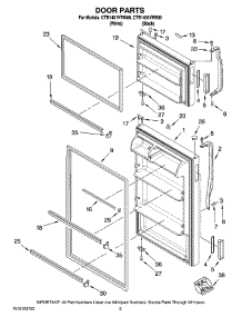 02 - Door Parts parts for Maytag Refrigerator CTB1401VRB00 from AppliancePartsPros.com