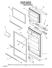 02 - Door Parts parts for Maytag Refrigerator CTB1832VRD00 from AppliancePartsPros.com