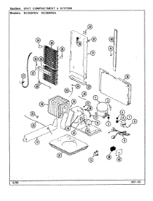 08 - Unit Compartment & System parts for Magic Chef Refrigerator RC203PDA / DS10A from AppliancePartsPros.com