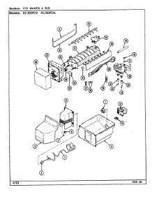 06 - Ice Maker & Bin parts for Magic Chef Refrigerator RC203PDV from AppliancePartsPros.com