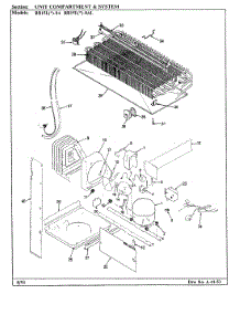 02 - Unit Compartment & System parts for Magic Chef Refrigerator RB15LN-0AL / BG07A from AppliancePartsPros.com