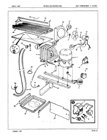 04 - Unit Compartment & System parts for Magic Chef Refrigerator RB15DA-0AA / 5C53B from AppliancePartsPros.com