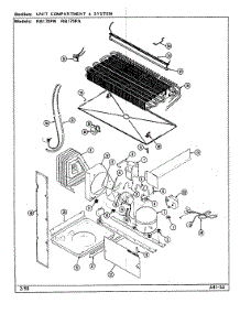 05 - Unit Compartment & System parts for Magic Chef Refrigerator RB170PW / DG25C from AppliancePartsPros.com