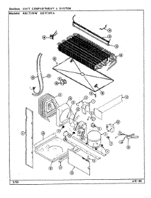03 - Fresh Food Compartment parts for Magic Chef Refrigerator RB171PFA / DG29A from AppliancePartsPros.com