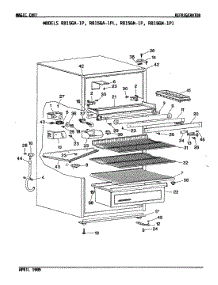 02 - Fresh Food Compartment parts for Magic Chef Refrigerator RB15GN-1PL from AppliancePartsPros.com