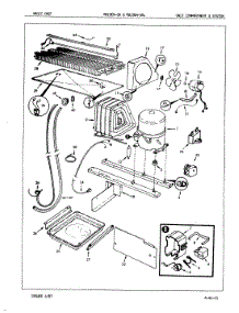 04 - Unit Compartment & System parts for Magic Chef Refrigerator RB15EY-2A / 7C01A from AppliancePartsPros.com
