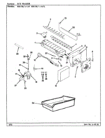 05 - Ice Maker parts for Magic Chef Refrigerator RB15KA-1AF / BG11C from AppliancePartsPros.com