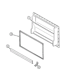 02 - Freezer Inner Door parts for Magic Chef Refrigerator RB150ALV from AppliancePartsPros.com