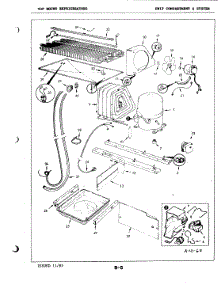 04 - Unit Compartment & System parts for Magic Chef Refrigerator RB15CA-2AL / 4D57A from AppliancePartsPros.com