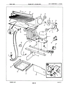 05 - Unit Compartment & System parts for Magic Chef Refrigerator RB15EN2AF / 5E30A from AppliancePartsPros.com