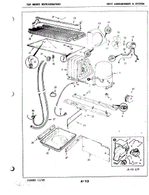 02 - Unit Compartment & System parts for Magic Chef Refrigerator RB15CY-2A / 4A73B from AppliancePartsPros.com