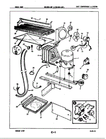 Unit Compartment & System parts for Magic Chef Refrigerator RB15EN-2AF / 7C20A from AppliancePartsPros.com