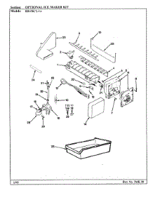 05 - Optional Ice Maker Kit parts for Magic Chef Refrigerator RB15KA-1A / BL02B from AppliancePartsPros.com
