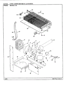 04 - Unit Compartment & System parts for Magic Chef Refrigerator RB15KN-3S / BF20A from AppliancePartsPros.com