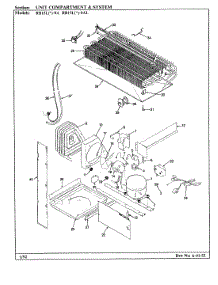 06 - Unit Compartment & System parts for Magic Chef Refrigerator RB15LA-0A / BG06E from AppliancePartsPros.com