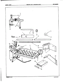 04 - Ice Maker parts for Magic Chef Refrigerator RB15FN2AFL / 7C34B from AppliancePartsPros.com