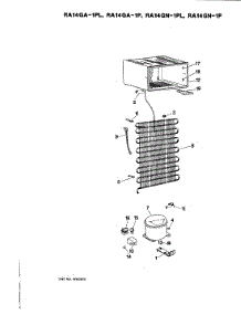 03 - Unit Compartment & System parts for Magic Chef Refrigerator RA14GN-1PL from AppliancePartsPros.com