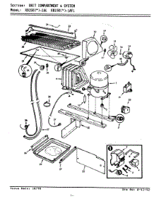 03 - Unit Compartment & System parts for Magic Chef Refrigerator RB15KN-1AFL / AG04B from AppliancePartsPros.com