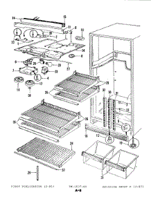 03 - Fresh Food Compartment parts for Magic Chef Refrigerator RB15DA-0A / 4D59A from AppliancePartsPros.com