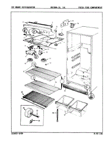 03 - Fresh Food Compartment parts for Magic Chef Refrigerator RB15HA-1AL / 8C43B from AppliancePartsPros.com
