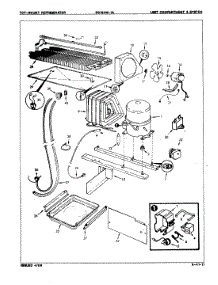 02 - Unit Compartment & System parts for Magic Chef Refrigerator RB15HY-1A / 8C50A from AppliancePartsPros.com