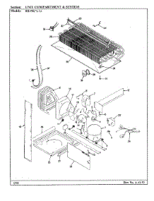 07 - Unit Compartment & System parts for Magic Chef Refrigerator RB15KA-1A / BG01E from AppliancePartsPros.com