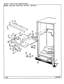 03 - Fresh Food Compartment parts for Magic Chef Refrigerator RB171PLA / DG24A from AppliancePartsPros.com