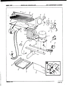 05 - Unit Compartment & System parts for Magic Chef Refrigerator RB15FN2AF / 7C34A from AppliancePartsPros.com
