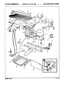 02 - Unit Compartment & System parts for Magic Chef Refrigerator RB15HN1AFL / 8C44B from AppliancePartsPros.com
