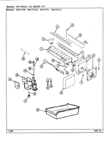 02 - Optional Ice Maker Kit parts for Magic Chef Refrigerator RB171PLW / DG22A from AppliancePartsPros.com