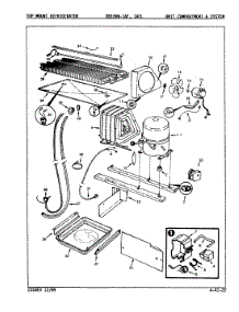 05 - Unit Compartment & System parts for Magic Chef Refrigerator RB15HA1AFL / 9B45A from AppliancePartsPros.com