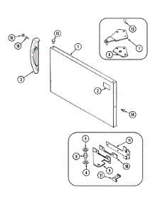 03 - Freezer Outer Door parts for Magic Chef Refrigerator RB171AFM from AppliancePartsPros.com