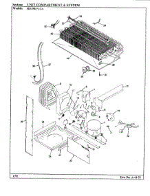 03 - Unit Compartment & System parts for Magic Chef Refrigerator RB19KY-2A / AG58A from AppliancePartsPros.com