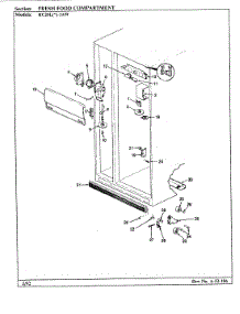 08 - Unit Compartment & System parts for Magic Chef Refrigerator RC20LA-3AW / BS10C from AppliancePartsPros.com