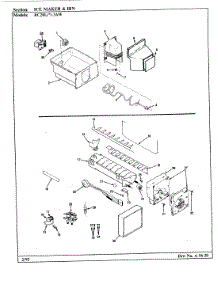 05 - Ice & Water Dispenser parts for Magic Chef Refrigerator RC20LA-3AW / BS09B from AppliancePartsPros.com