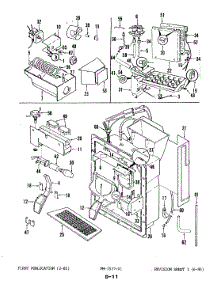 06 - Water & Ice Dispenser parts for Magic Chef Refrigerator RB22CY-3AI / 4B58A from AppliancePartsPros.com