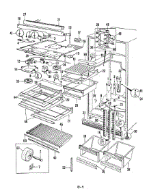 03 - Fresh Food Compartment parts for Magic Chef Refrigerator RB22EN-3AI / 5B58A from AppliancePartsPros.com