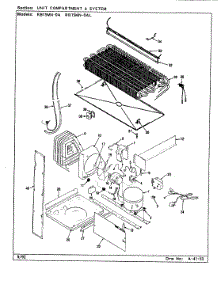 06 - Unit Compartment & System parts for Magic Chef Refrigerator RB15MA-0AL / CG09B from AppliancePartsPros.com