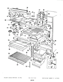 03 - Fresh Food Compartment parts for Magic Chef Refrigerator RB22DA-3AI / 4B54A from AppliancePartsPros.com