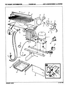 04 - Unit Compartment & System parts for Magic Chef Refrigerator RB21HA-3A / 8C74A from AppliancePartsPros.com