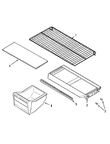 09 - Shelves & Accessories parts for Magic Chef Refrigerator CTN1911GEW from AppliancePartsPros.com