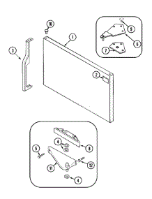 06 - Freezer Outer Door (Rev. 12) parts for Magic Chef Refrigerator CTF1922GRW from AppliancePartsPros.com