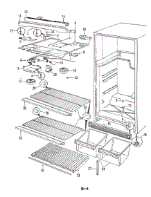 02 - Fresh Food Compartment parts for Magic Chef Refrigerator RB17EY-1A / 5C42B from AppliancePartsPros.com
