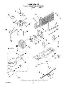 04 - Unit Parts parts for Magic Chef Refrigerator C8TXNGFXW00 from AppliancePartsPros.com