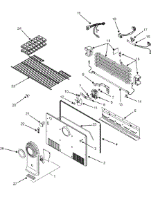 03 - Freezer Compartment parts for Magic Chef Refrigerator CTB1821ARW from AppliancePartsPros.com