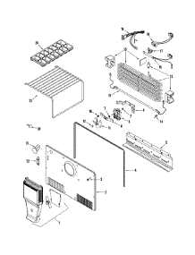 03 - Freezer Compartment parts for Magic Chef Refrigerator CTB1502ARQ from AppliancePartsPros.com