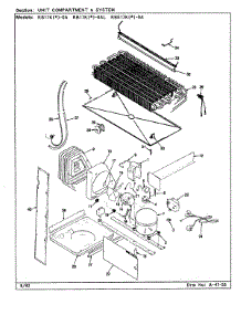 04 - Unit Compartment & System parts for Magic Chef Refrigerator RB17KN-0A / BG25A from AppliancePartsPros.com